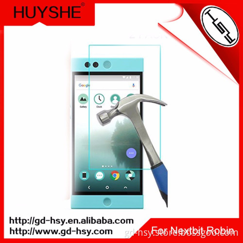 New arrival factory supplier 0.33mm 2.5D Ultra clear Anti-shock best Tempered Glass Screen Protector for Nextbit Robin